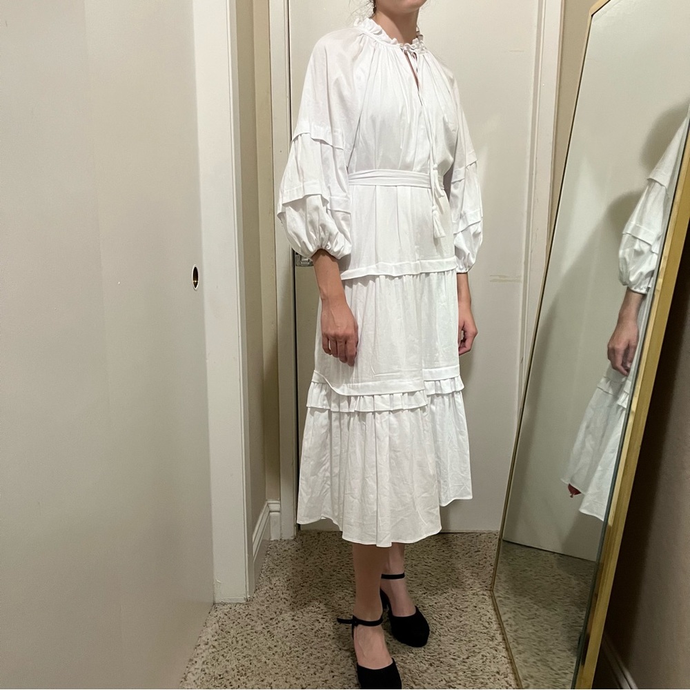 Elie Tahari Sky-White Dress